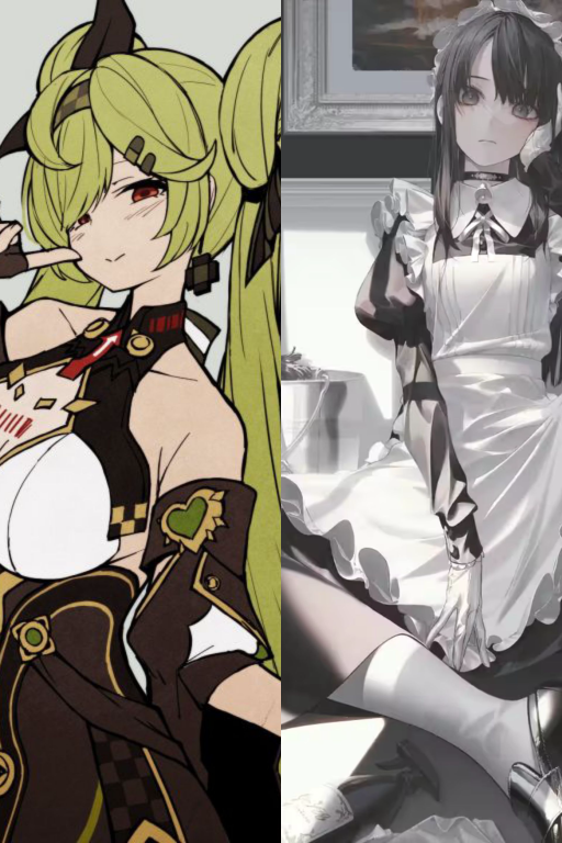 祝你冬至快乐的两位女仆