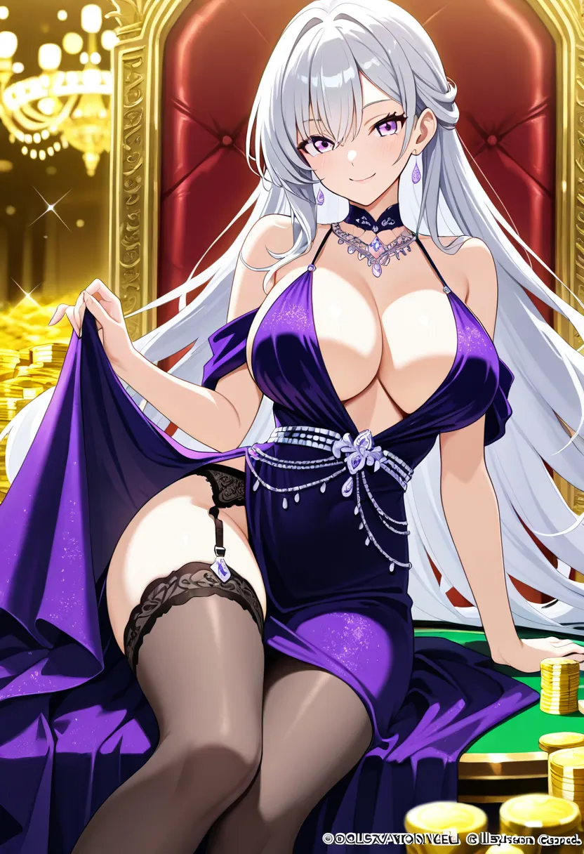异世界赌场的老板娘说，只要你赢的够多 可以拿走她的一切