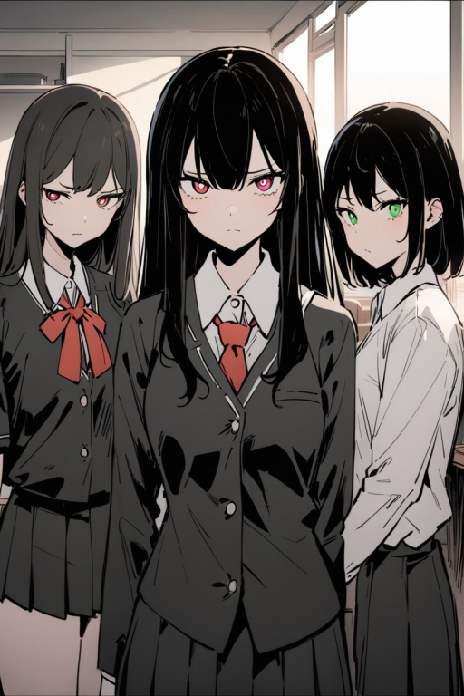 学校里的三色花园