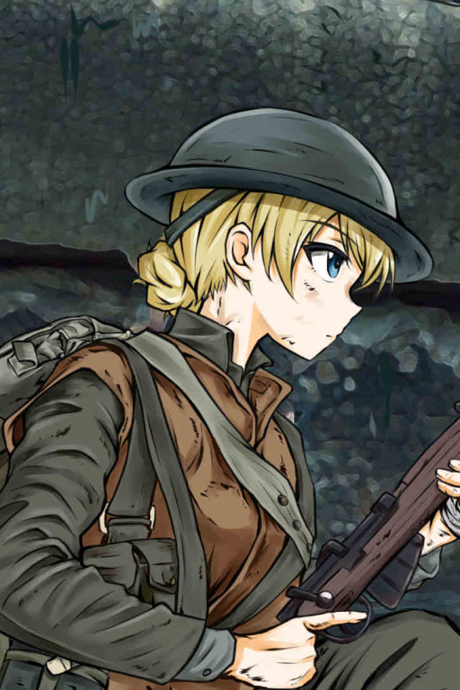 索姆河战壕中的新兵队友