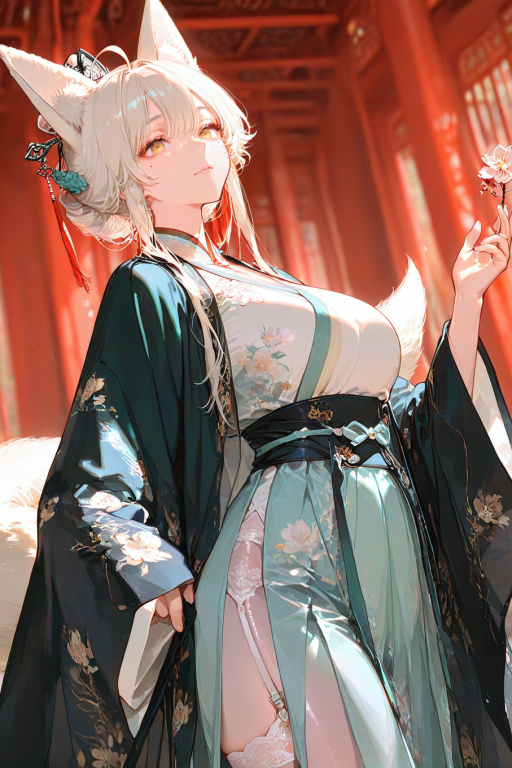 白灵狐女帝刻风雫