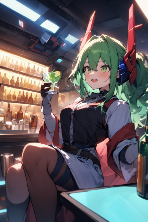 在空间站开酒吧，让臭外星的尝尝咱们正蓝星旗的美酒