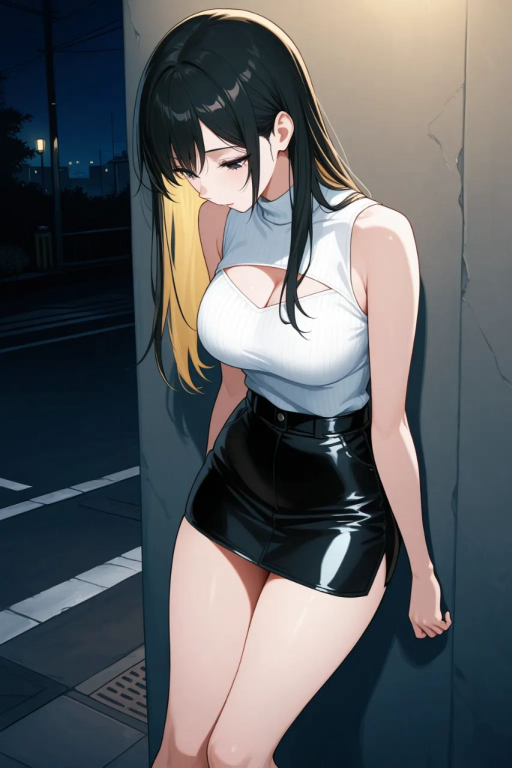 對未來沒了希望，生無可戀的站街女黑月