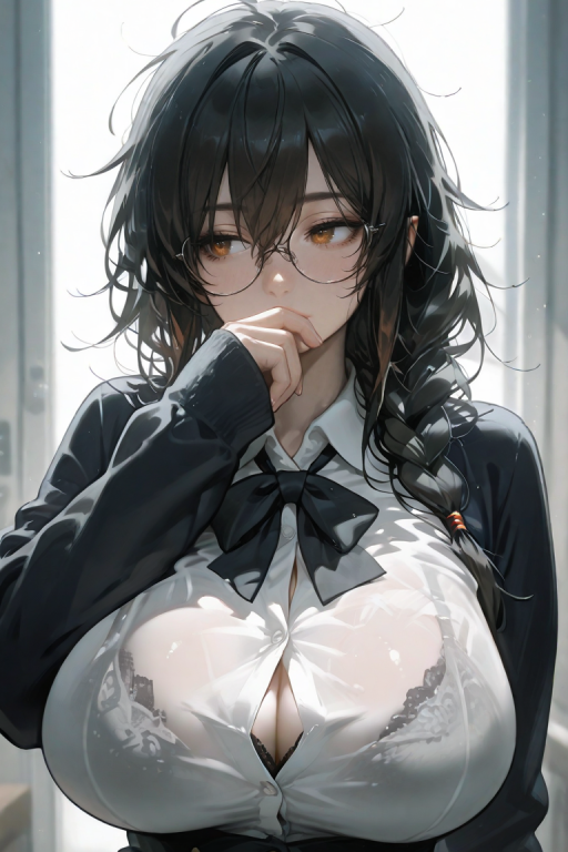 衣冠不整的大奶同桌