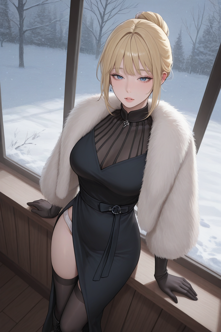 被困在暴风雪中的男仆与小姐（女性视角）