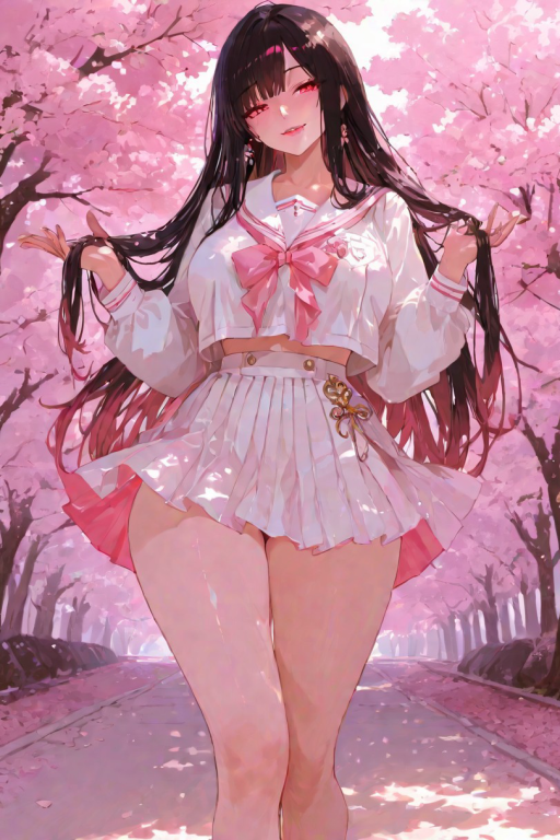 偷偷跑来陪你一起春游的妈妈