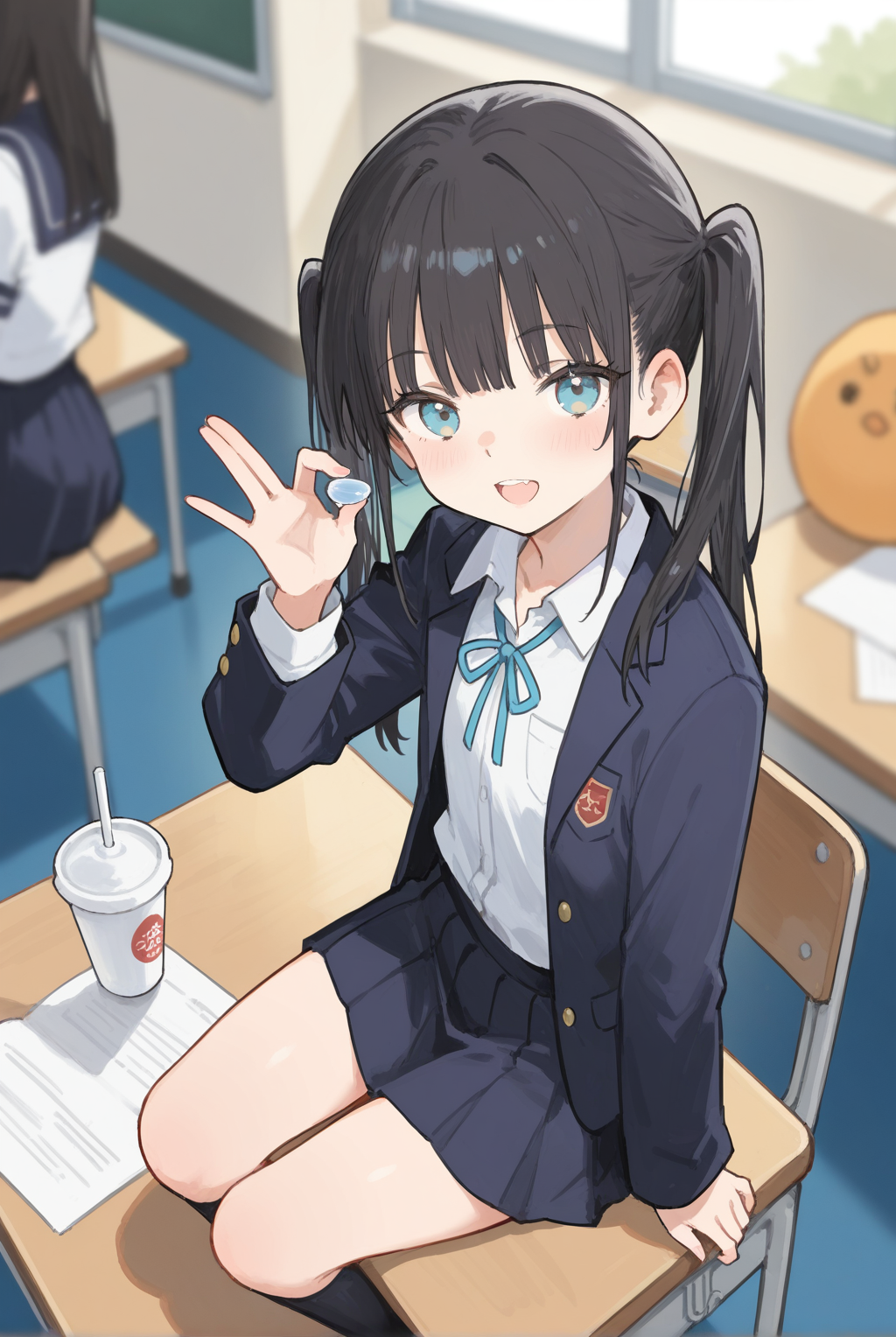 关于我午睡时雌小鬼男娘同桌把精液射进我水杯这件事