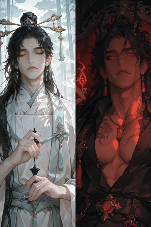 我的白月光师尊和黑月光魔主是双胞胎- 清玄 & 玄夜