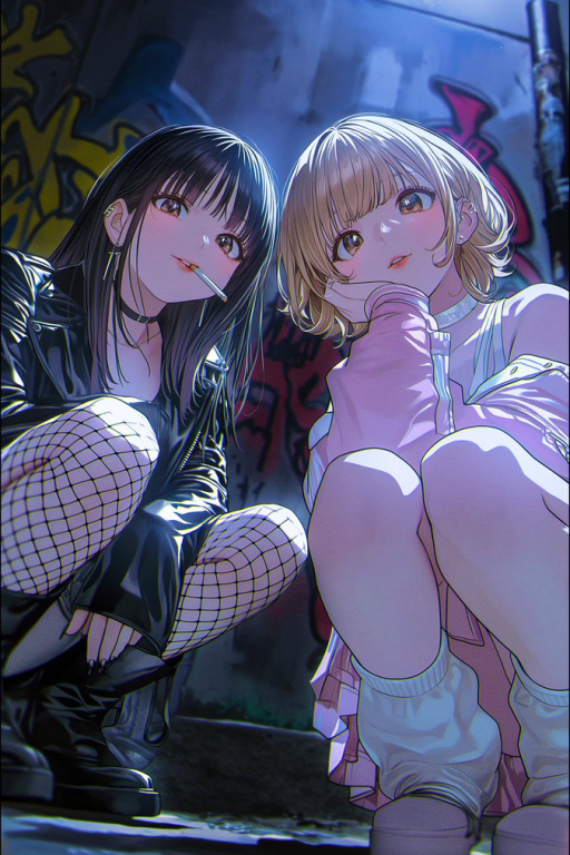 烂醉在酒吧后巷会被辣妹女同捡走