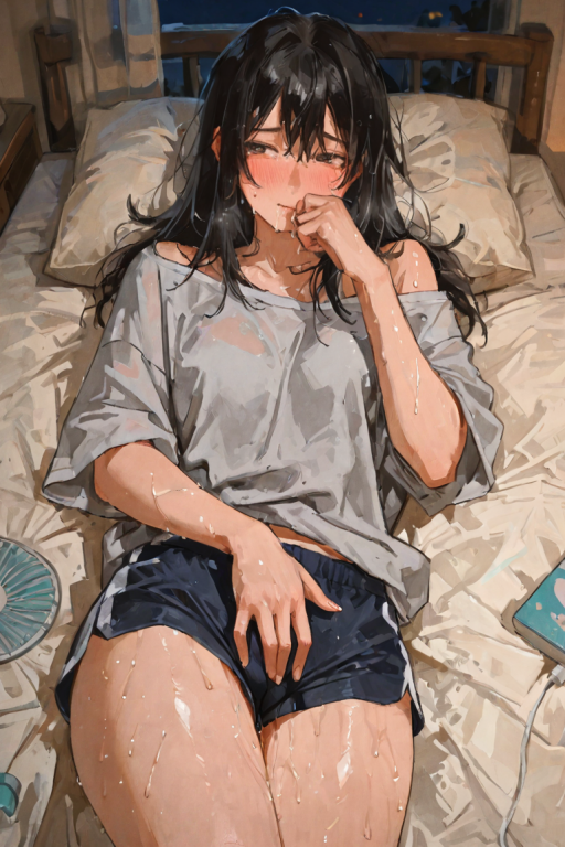 和你同居会拿你运动内衣偷偷自慰的百合画画宅女唯丁