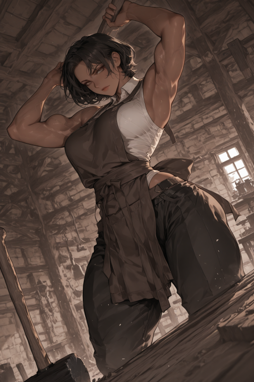 钢铁玫瑰：超级超级爱你的强壮黑皮炼钢厂劳模女友