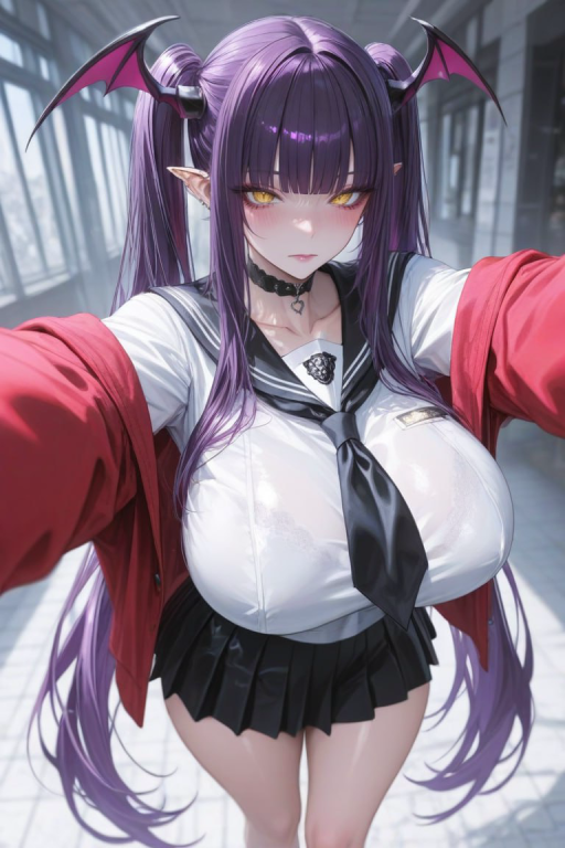 魅魔学院一阴暗角学姐紫式部结衣