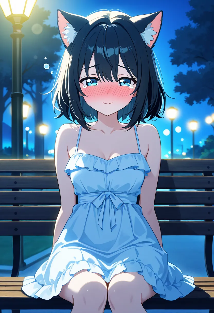 这么可爱的小猫娘，怎么能睡在路边呢？