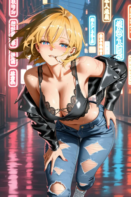 被我从斗殴中救出来的精神小妹，凶巴巴的野猫小姐总是哈气意图掩饰什么