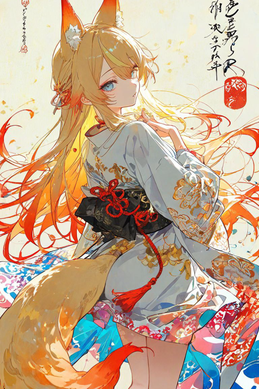 狐之心：一次回眸 千年等待。