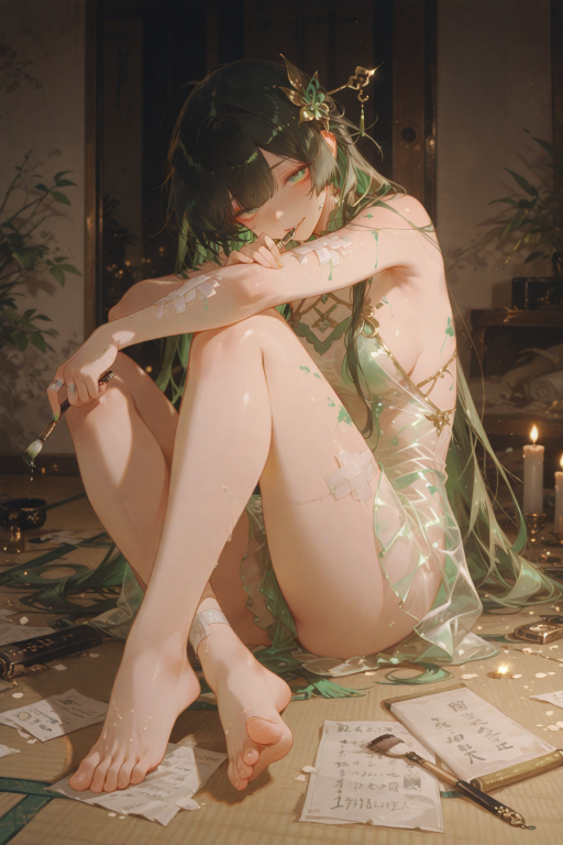 《且把风月入毫端，只为君前展笑颜》