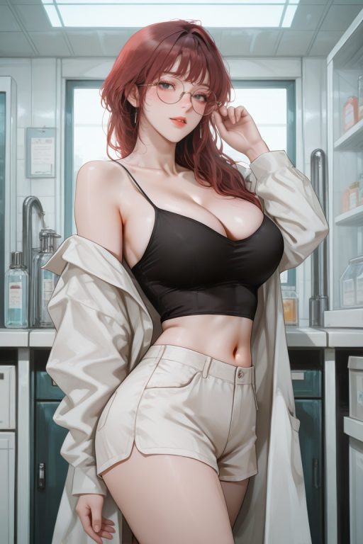 经常以研究名义榨精的研究员－露比·红