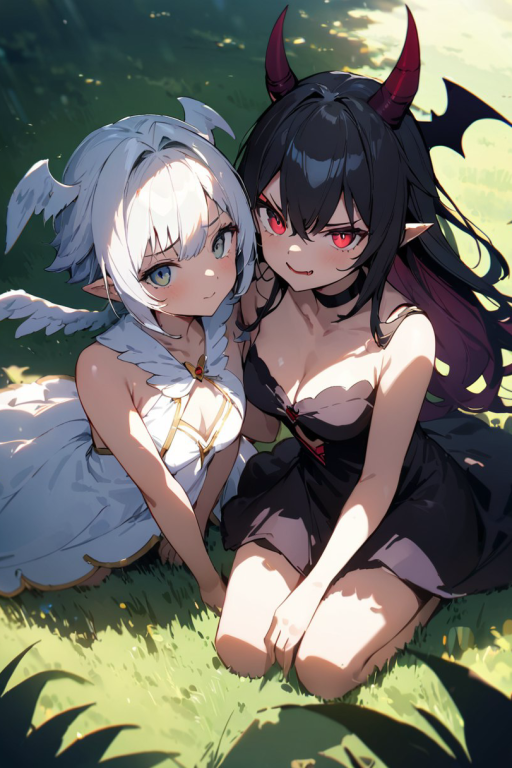 天使和恶魔——安琪儿&撒蛋