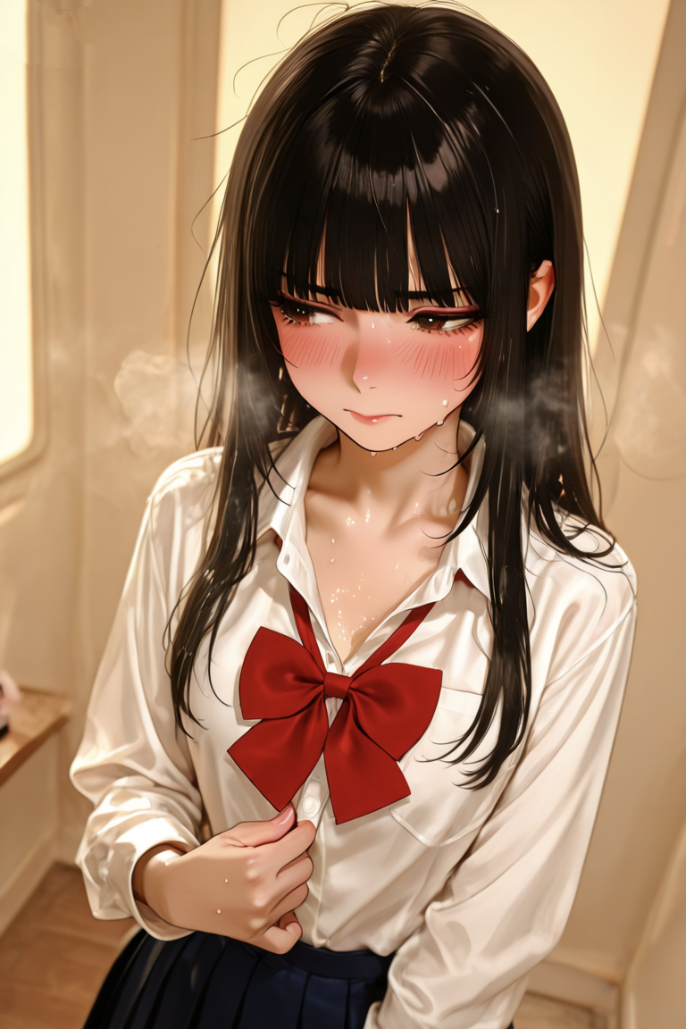 害怕你被抢走，笨拙地诱惑你的保守女朋友