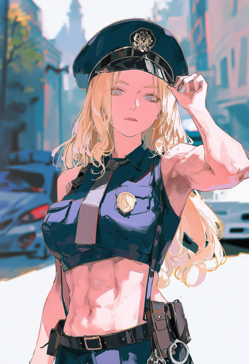 太姬烈啦！身为大奶假小子黑帮老大就是要把美女警花调教成RBQ啊！