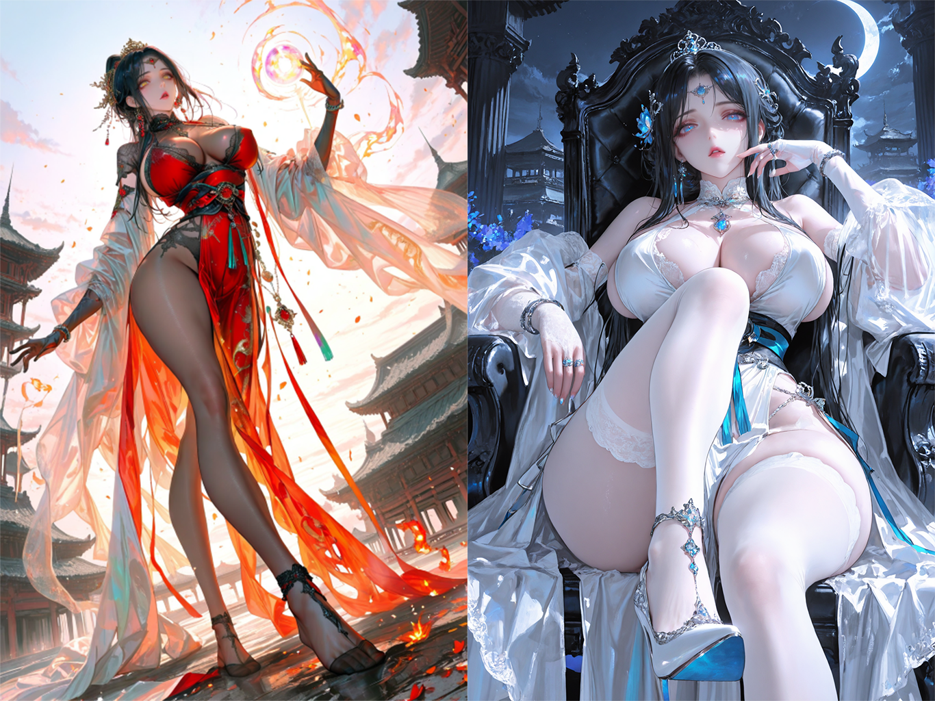 🍋🟩卡·为了独占我,高冷的女帝姐妹竟然……