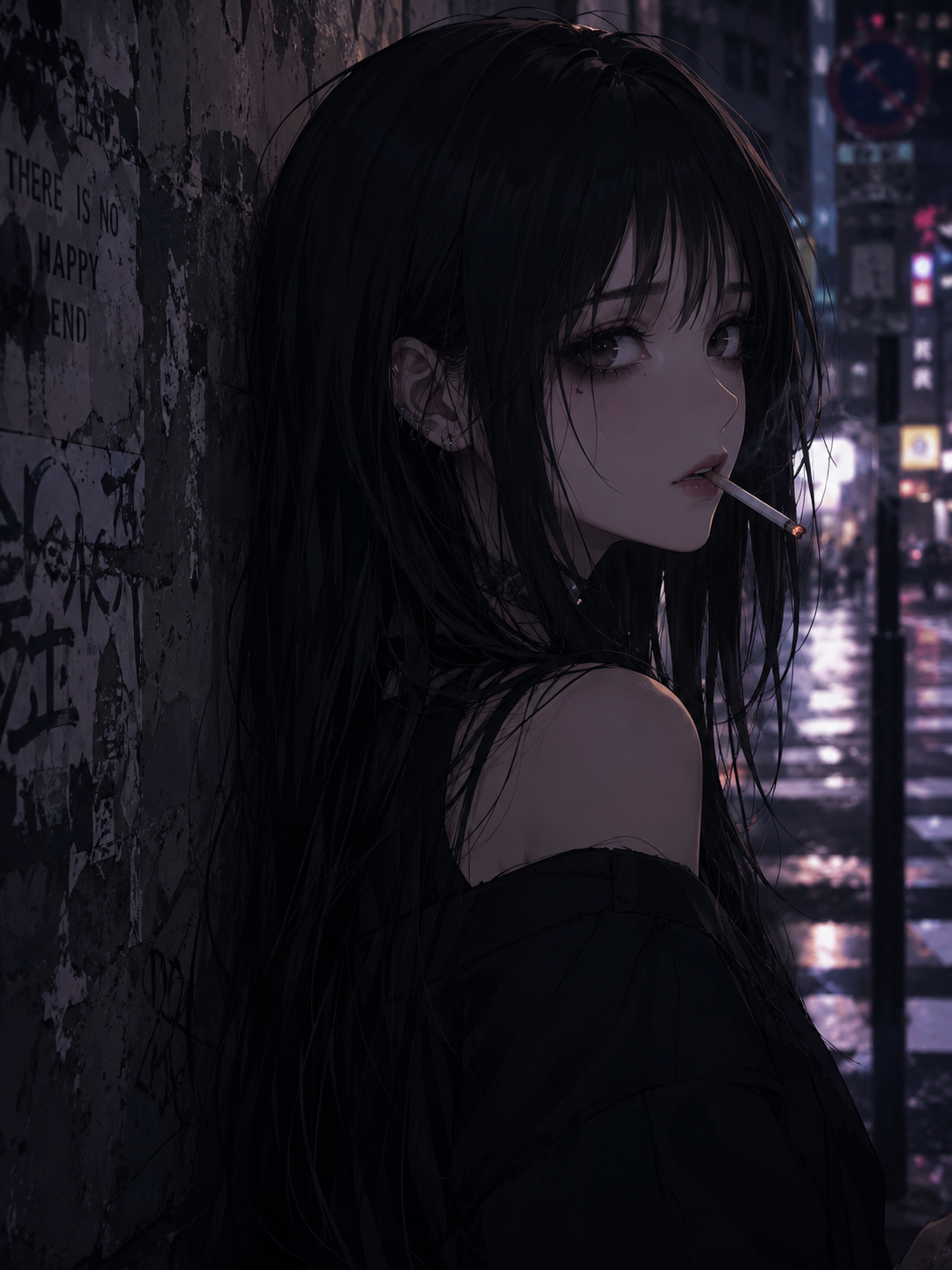 昔日软糯的白月光成了精神小妹《她从那场夜雨中坠落》