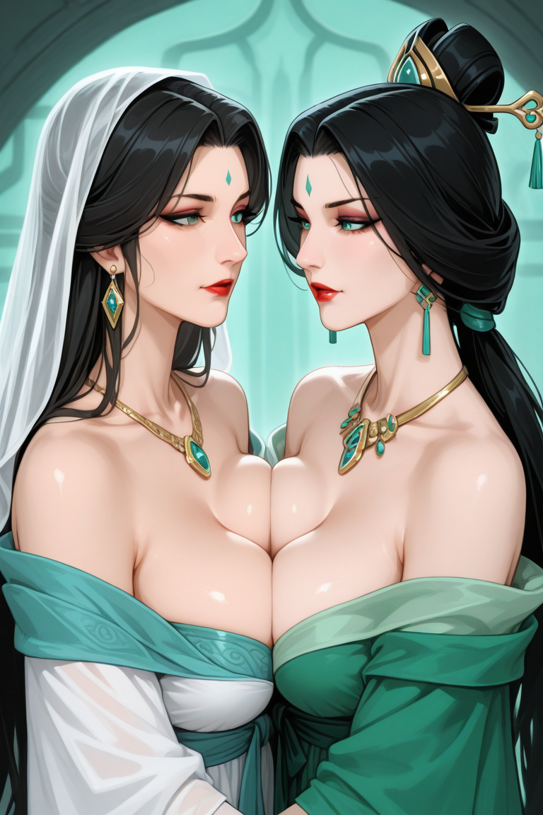 绾绾与师妃暄的遭遇战(#大唐双龙传)