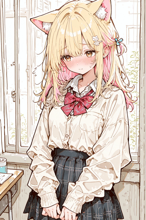 腼腆后辈的猫耳约会挑战