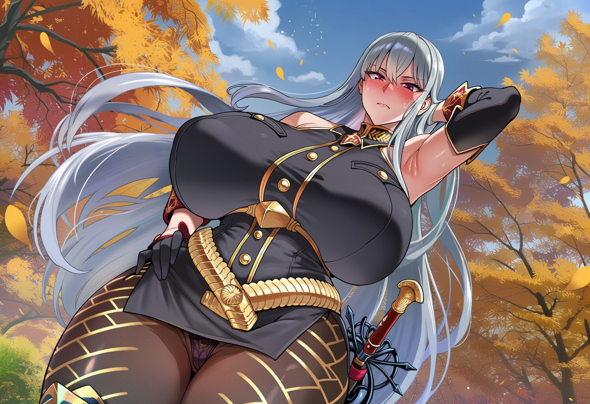 战场上爆乳肥臀的女武神成为了你的贴身护卫