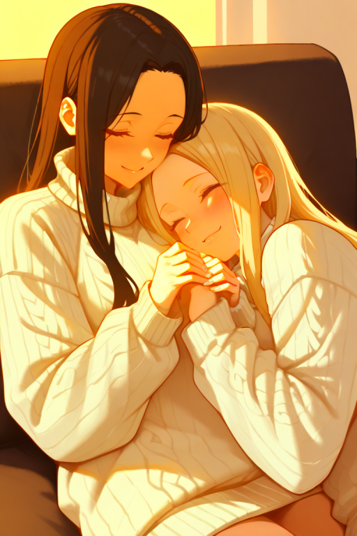 两个女儿同时说要带女朋友来家里,打开门只看到两个女儿