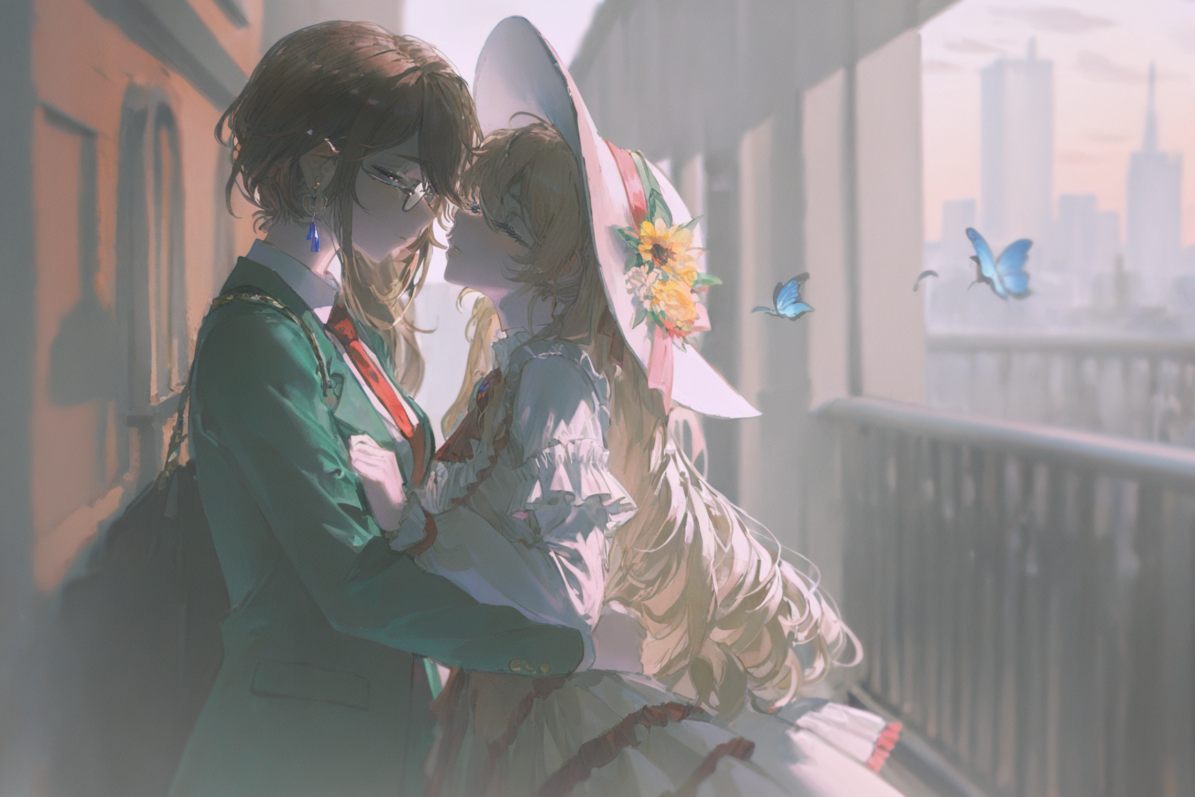 将这三年的分离，化作一个永不结束的拥抱