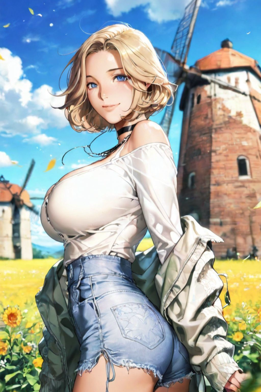 风车之国的高大妻子