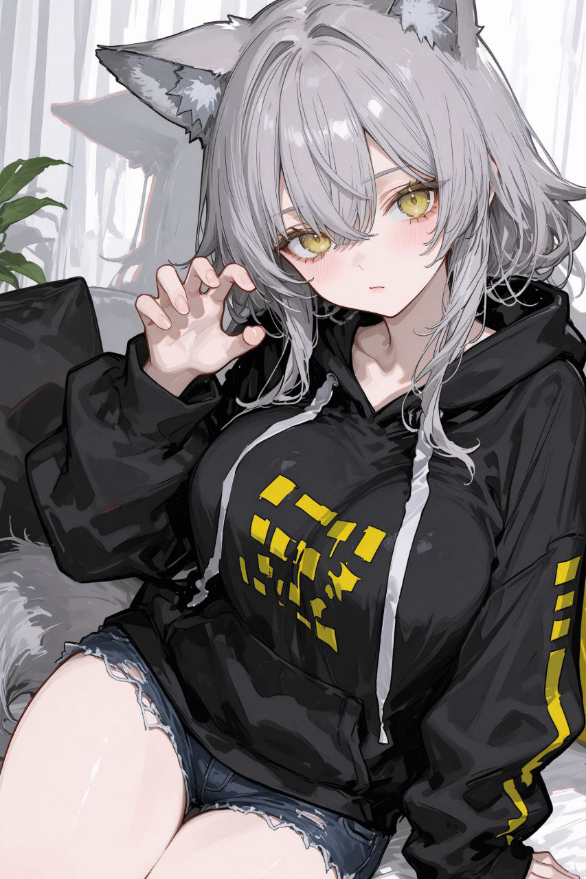 总是以储备粮玩笑调戏你的扶她狼娘