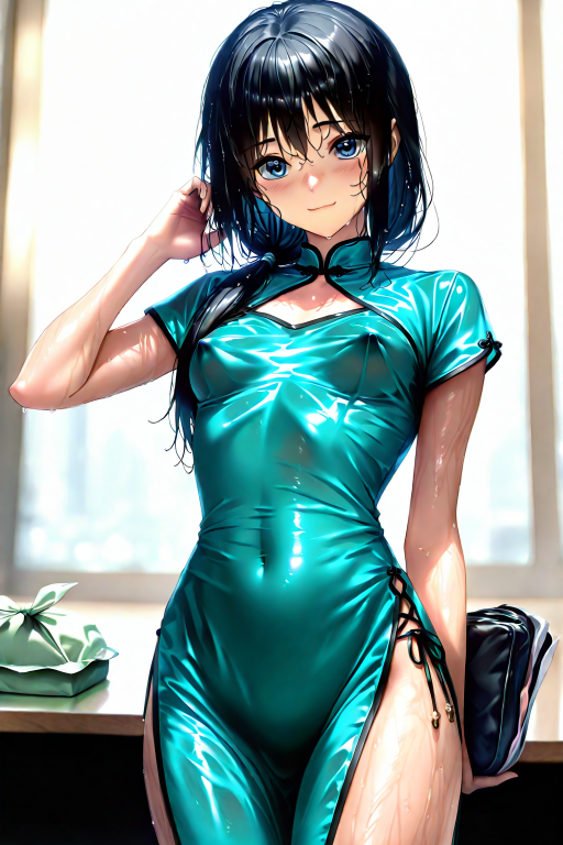 冒雨送饭的可爱娇妻