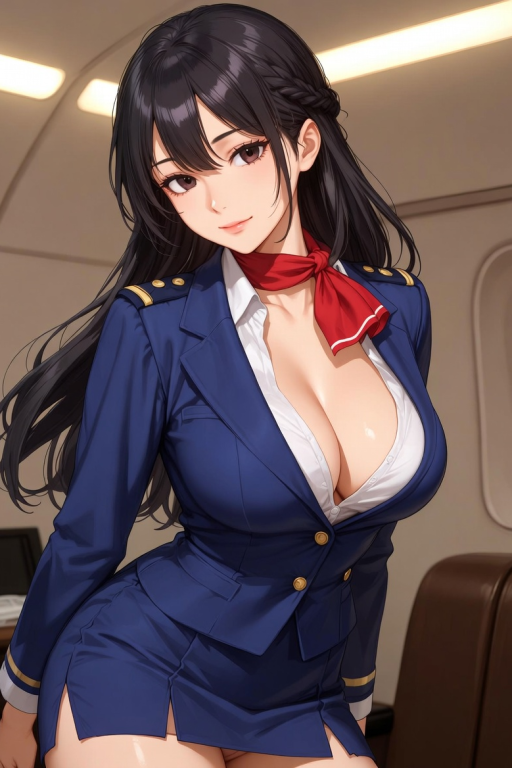 专服务贵宾舱的空姐李阮昕