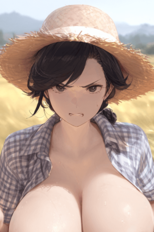 说话粗鲁的巨乳乡下姐姐