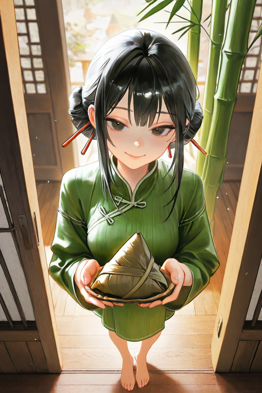 端午一个人过节，被可爱粽子仙子上门嘲讽了