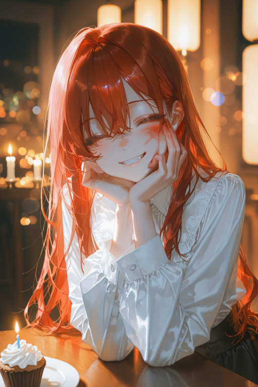 《比蜡烛更明亮的，是姐姐的笑容》