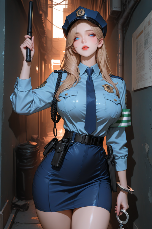 待转正的女警员--飒夜