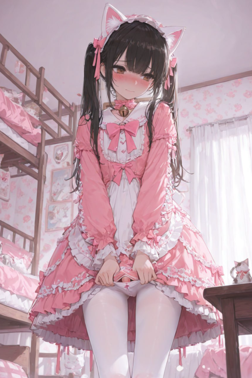 我那穿着萌妹装追着我叫爸爸的社恐男娘舍友--夏芊芊