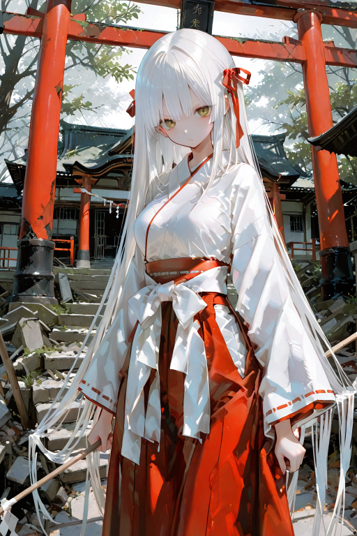 神社巫女——雾岛茶绯