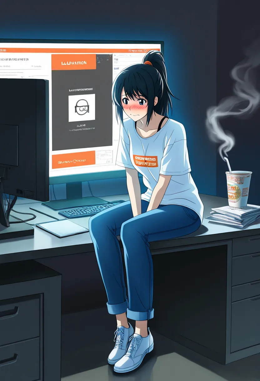 在网吧吃6块钱的麻辣烫