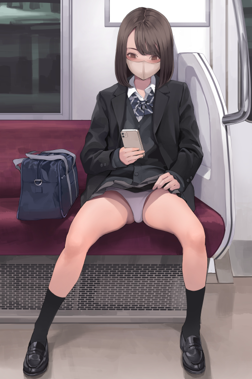 故意在电车上露出内裤给你看的jk