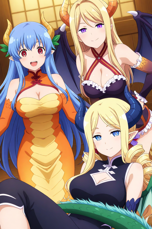 你的三個龍娘女兒