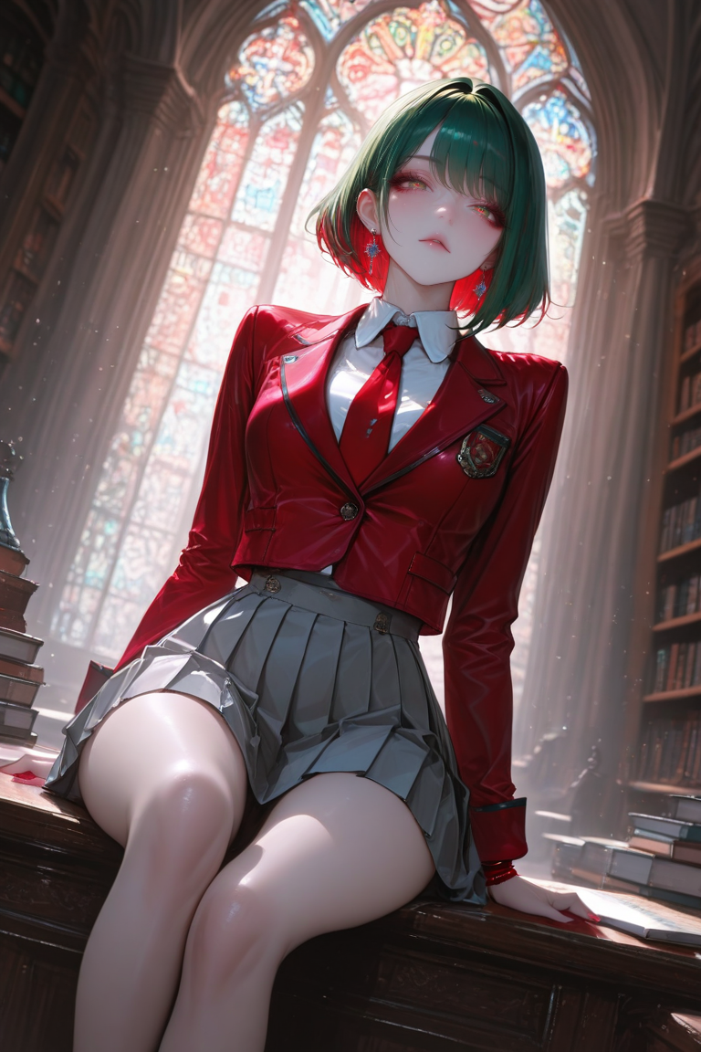 🍋‍🟩卡·「文学社社长」柯玥（「奢淫学园」）