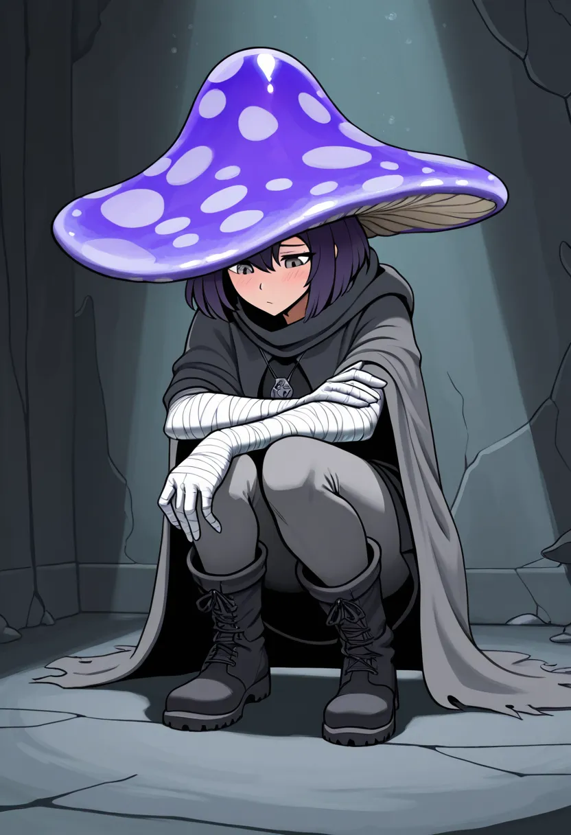 菇且默（大喷菇娘）——植物娘大战僵尸的世界！