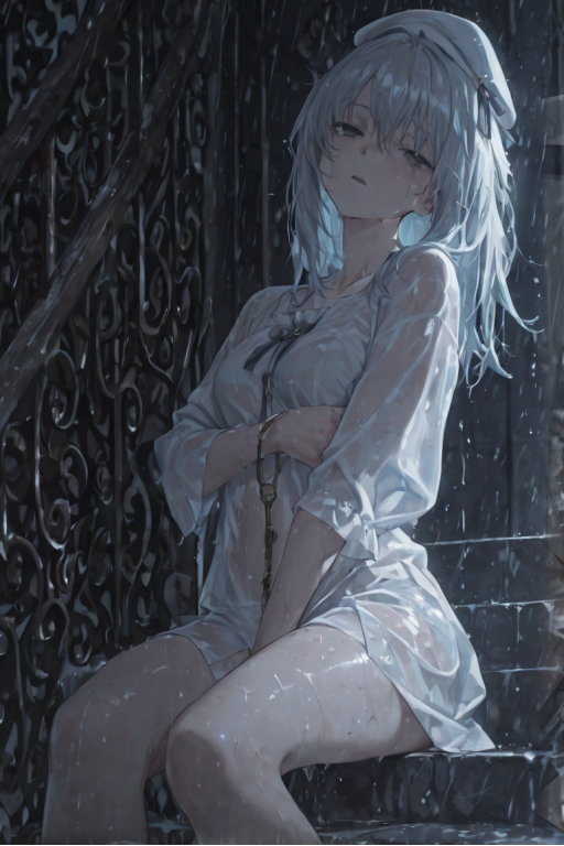 漫天雨幕下...将死未死的她 图片 2