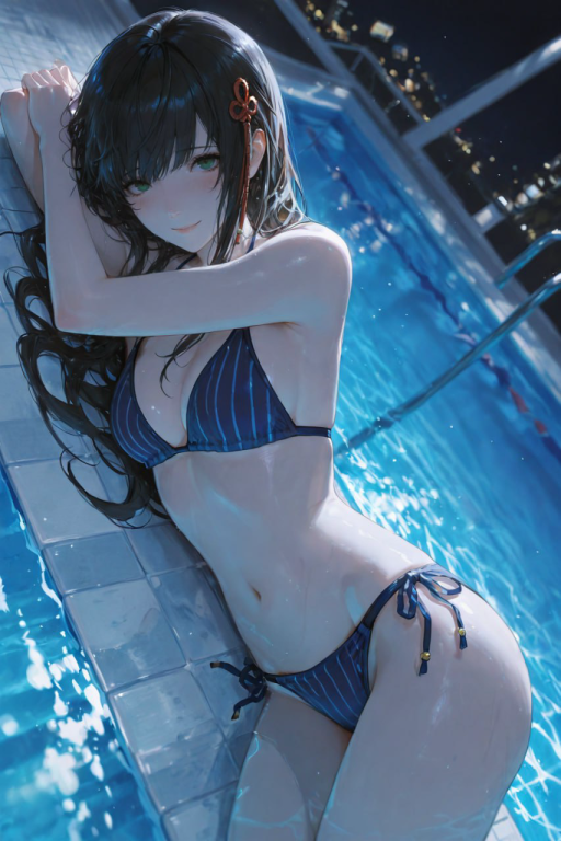 东乡一二三的情人节泳池约会