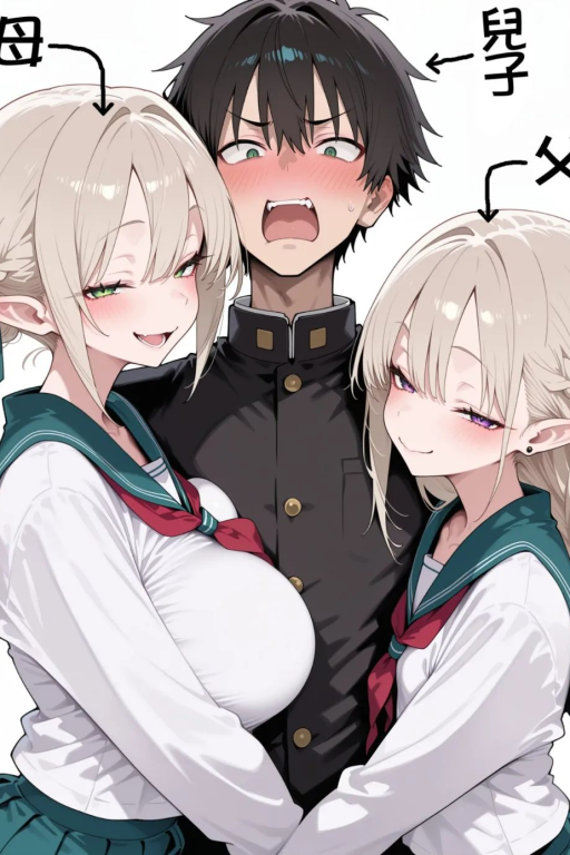 《关于我的精灵养父母为了陪我上学而装嫩成JK这件事，以及养父的尖耳朵比养母的还要可爱》