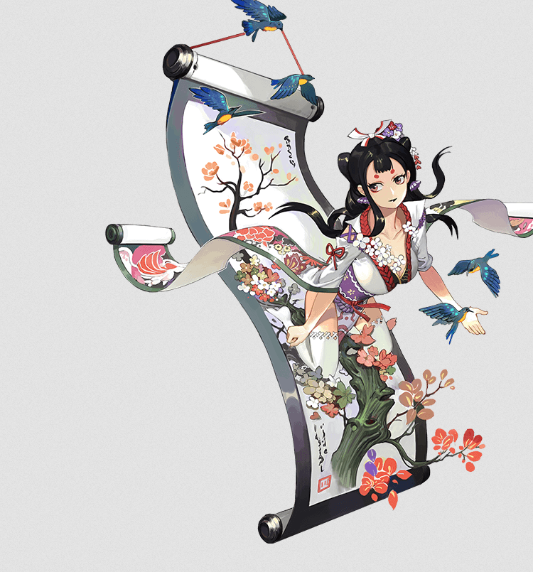 花鸟卷 （#阴阳师）